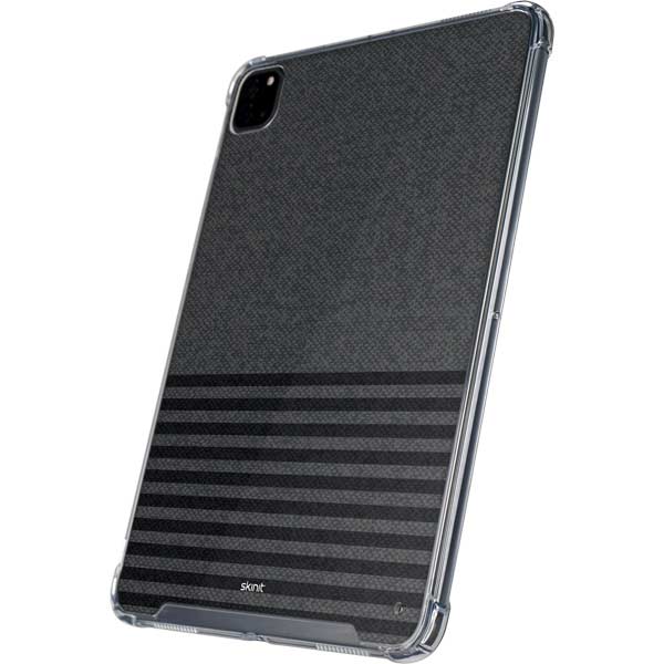 Black and Grey Stripes iPad Cases