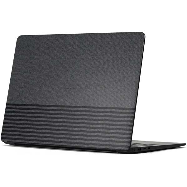 Black and Grey Stripes Surface Laptop 7 15in Skin