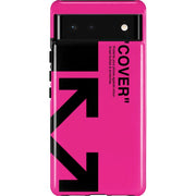 Black and Pink Arrows Pixel Cases