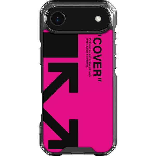 Black and Pink Arrows iPhone 17 Air Clear Case