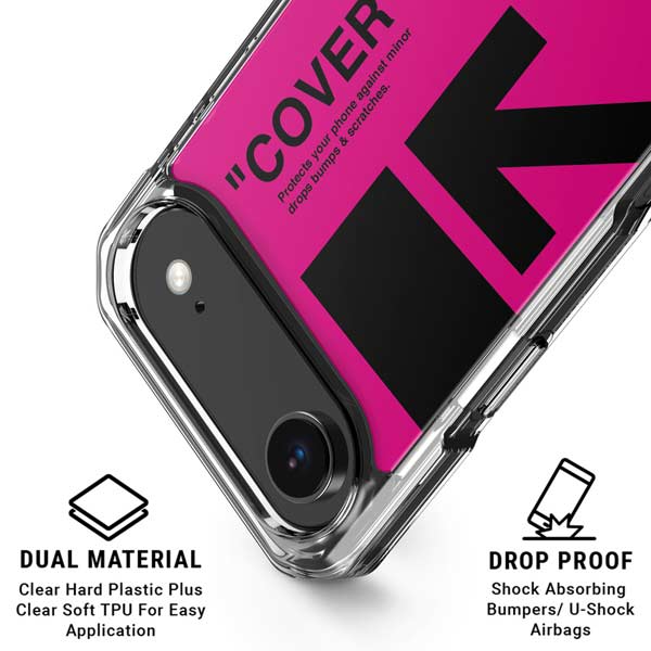 Black and Pink Arrows iPhone 17 Air Clear Case