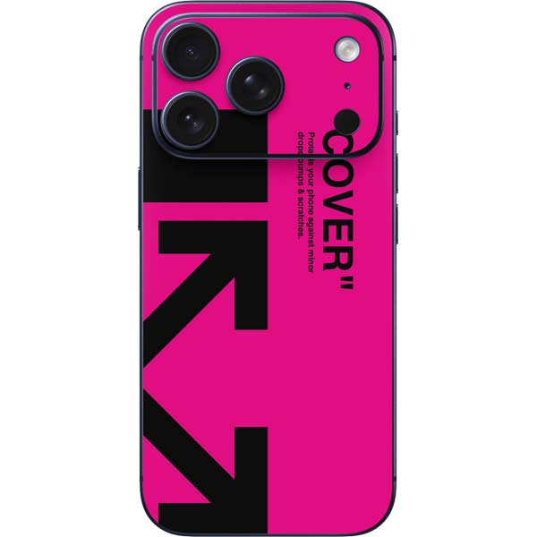 Black and Pink Arrows iPhone 17 Pro Skin