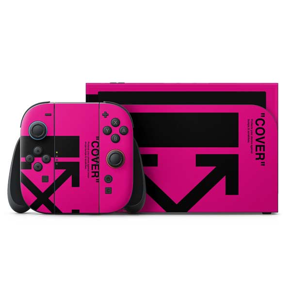 Black and Pink Arrows Nintendo Skins