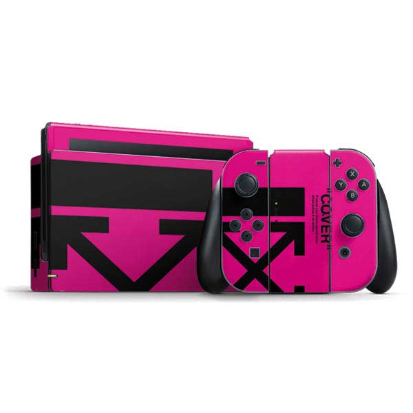 Black and Pink Arrows Nintendo Skins