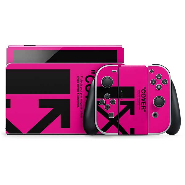 Black and Pink Arrows Nintendo Skins