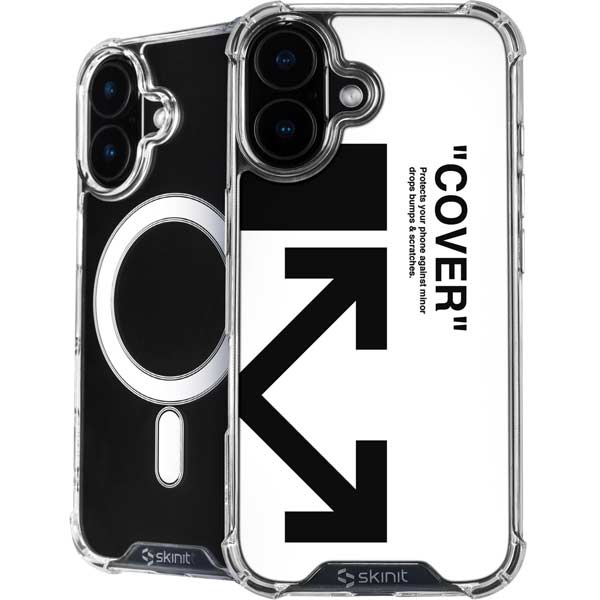 Black and White Arrows iPhone 17 MagSafe Case