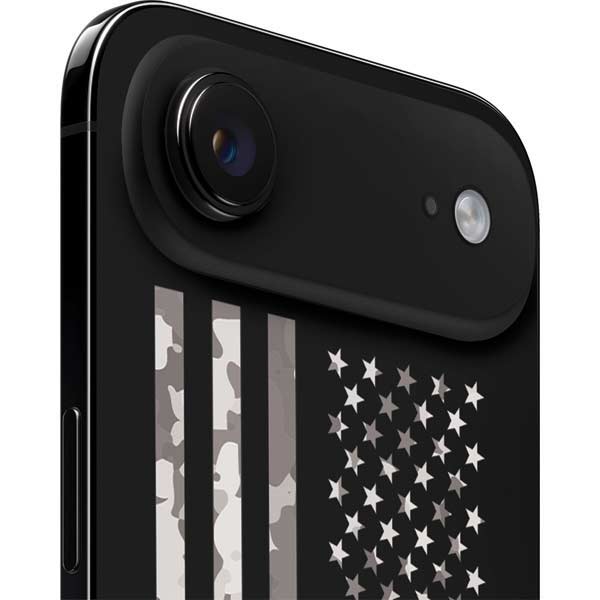 Black and White Camo American Flag iPhone 17 Air Skin