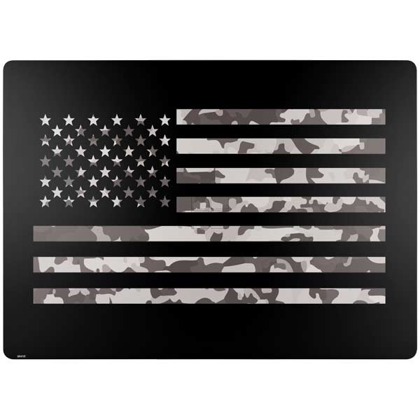 Black and White Camo American Flag Surface Laptop 7 15in Skin
