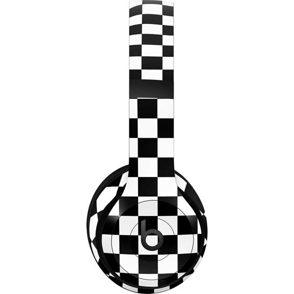 Black and White Checkered Beats Studio Pro Wireless Headphones Skin