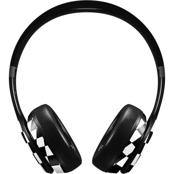 Black and White Checkered Beats Studio Pro Wireless Headphones Skin