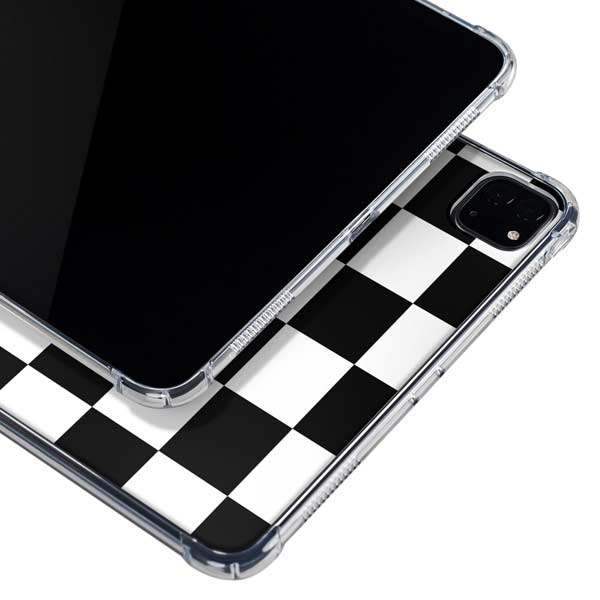 Black and White Checkered iPad Cases