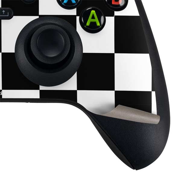 Black and White Checkered Xbox Series X Bundle Skin