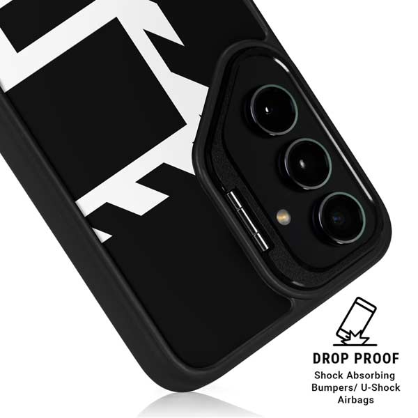 Black and White Geometric Shapes Galaxy S26 Plus Kickstand Case