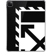 Black and White Geometric Shapes iPad Pro 11in (2024) Clear Case