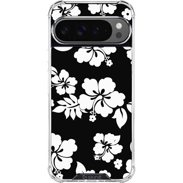 Black and White Google Pixel 10 Pro XL Clear Case