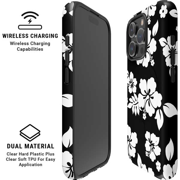 Black and White iPhone 16 Pro Max Magsafe Impact Case