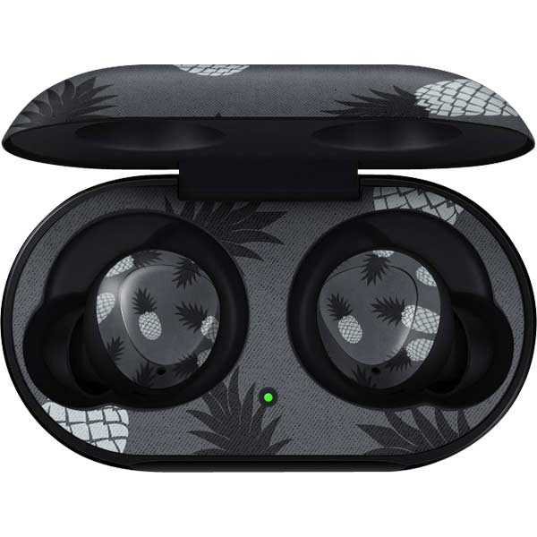 Black and White Pineapples Galaxy Buds Skin