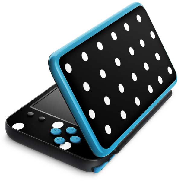 Black and White Polka Dots Nintendo Skins