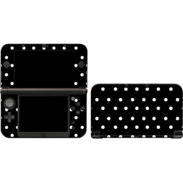 Black and White Polka Dots Nintendo Skins