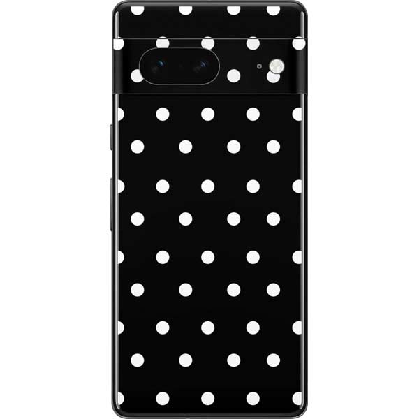 Black and White Polka Dots Pixel Skins