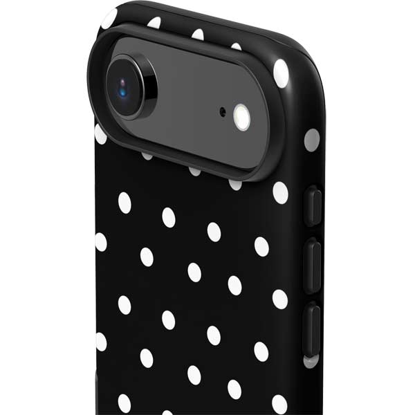 Black and White Polka Dots iPhone 17 Air Impact Case