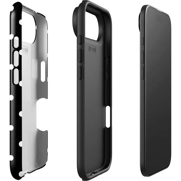 Black and White Polka Dots iPhone 17 Air Impact Case