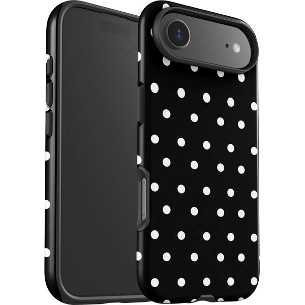 Black and White Polka Dots iPhone 17 Air Impact Case