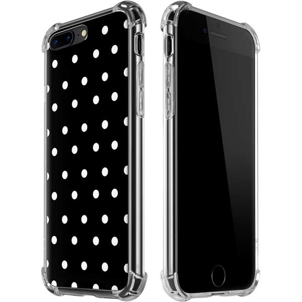 Black and White Polka Dots iPhone Cases