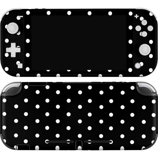 Black and White Polka Dots Nintendo Skins