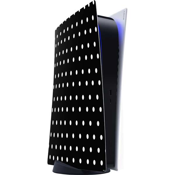 Black and White Polka Dots PlayStation PS5 Skins