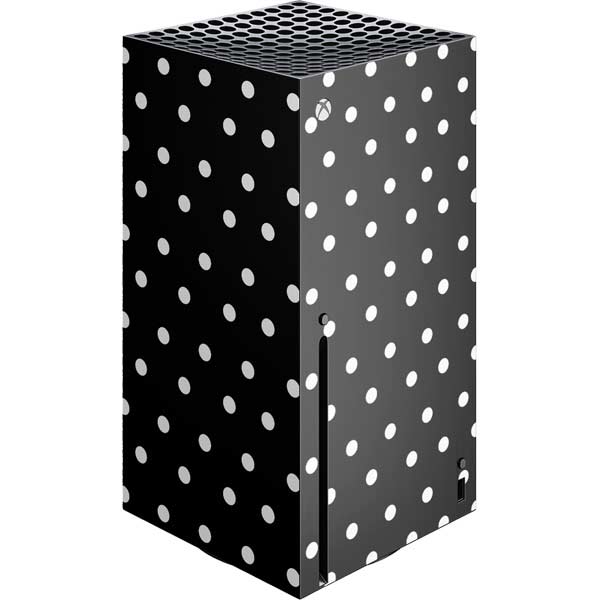 Black and White Polka Dots Xbox Series X Skins