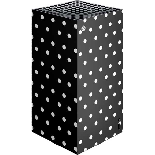 Black and White Polka Dots Xbox Series X Skins