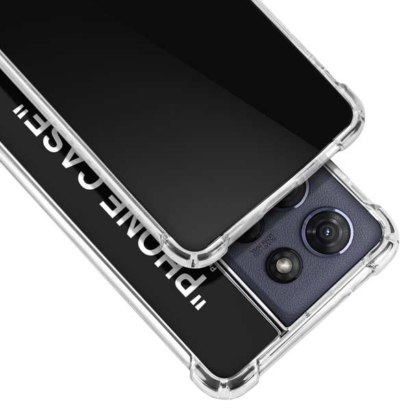 Black and White Stripes Moto G Power 5G (2025) Clear Case