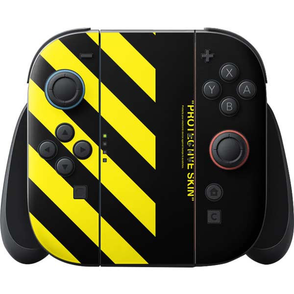 Black and Yellow Stripes Nintendo Skins