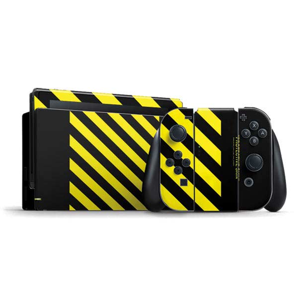Black and Yellow Stripes Nintendo Skins