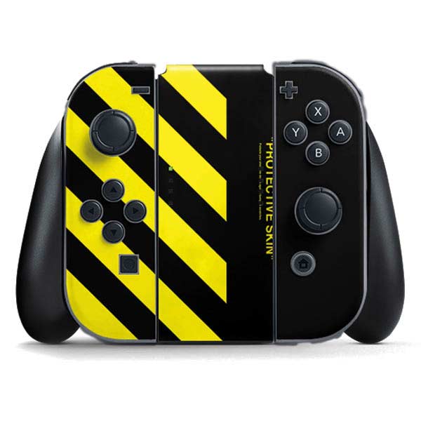 Black and Yellow Stripes Nintendo Skins