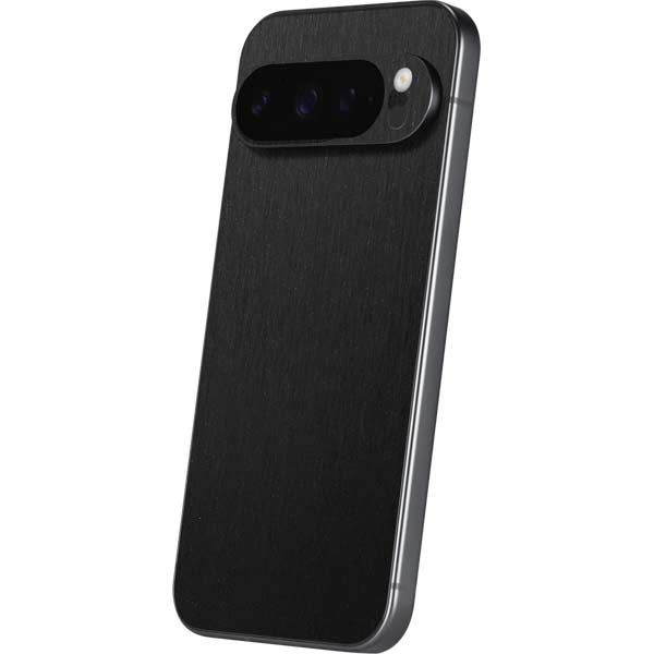 Black Brushed Steel Texture Google Pixel 10 Pro XL Skin
