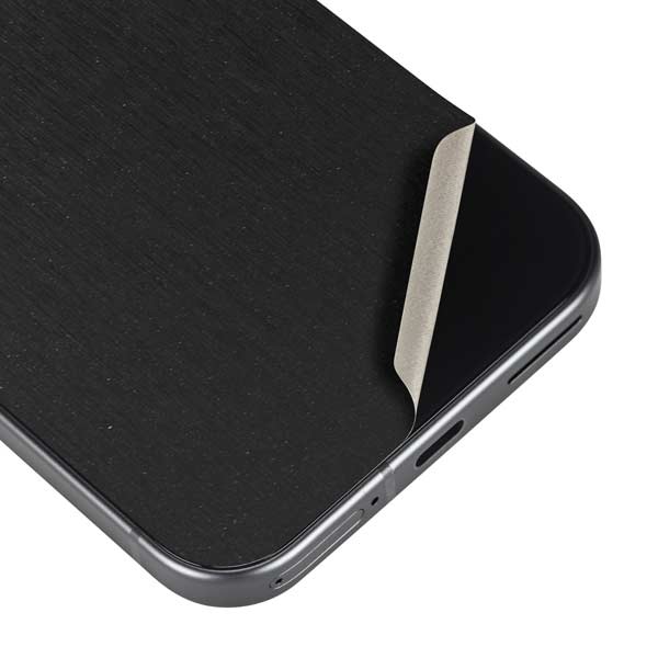 Black Brushed Steel Texture Google Pixel 10 Pro XL Skin