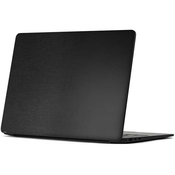 Black Brushed Steel Texture Surface Laptop 7 15in Skin