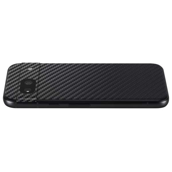 Black Carbon Fiber Specialty Texture Material Google Pixel 8a Skin