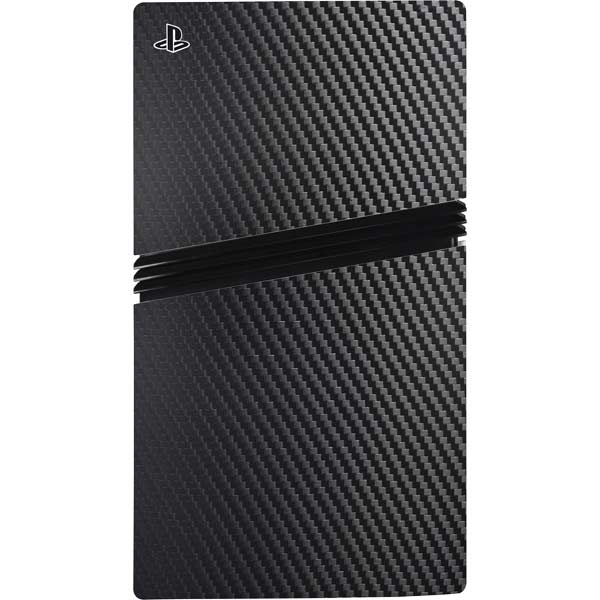 Black Carbon Fiber Specialty Texture Material PS5 Pro Console ...