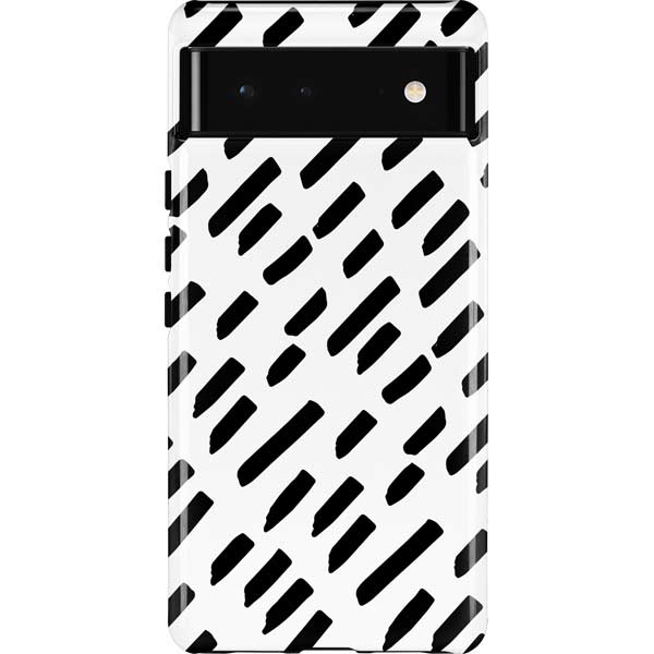 Black Dash Pixel Cases