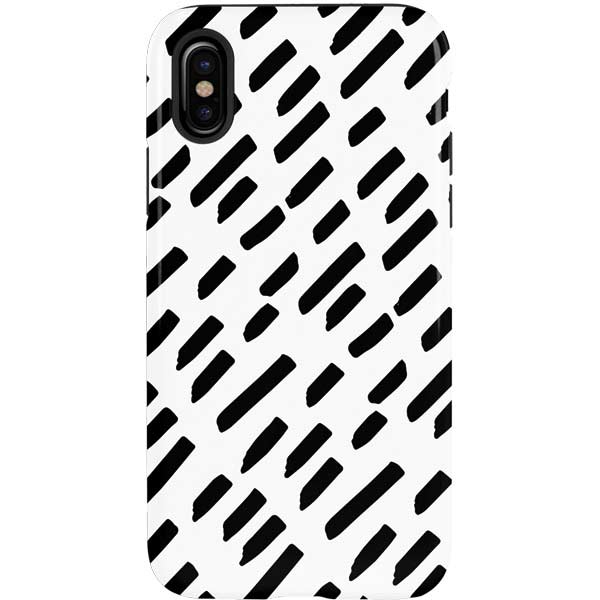 Black Dash iPhone Cases