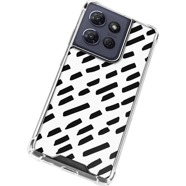 Black Dash Moto G Play 5G (2025) Clear Case