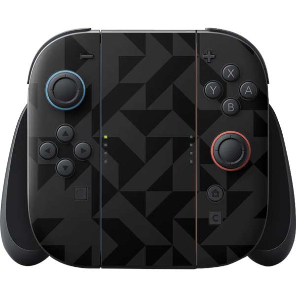 Black Geometric Nintendo Skins