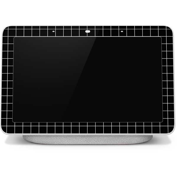 Black Grid Google Home Hub Skin