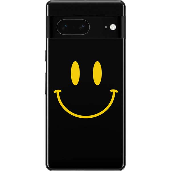 Black Happy Face Pixel Skins