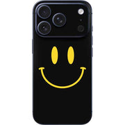 Black Happy Face iPhone 17 Pro Skin