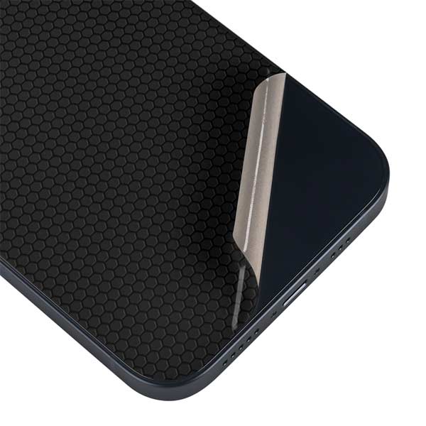 Specialty Vinyl Black Hex Texture iPhone Skins