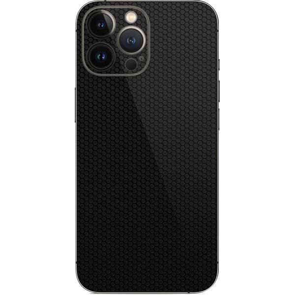 Specialty Vinyl Black Hex Texture iPhone 15 Pro Max Skin